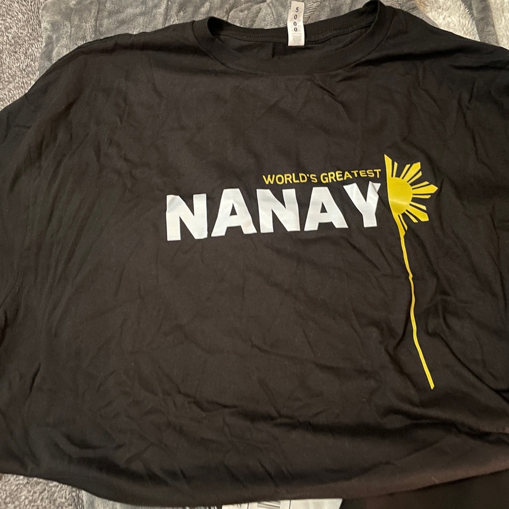 World's Greatest Nanay Black T-Shirt